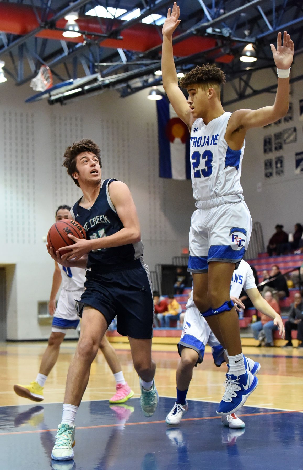 PHOTOS: Fountain-Fort Carson Trojans (58) Pine Creek Eagles (70)